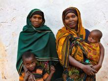 Tanzanian women with children